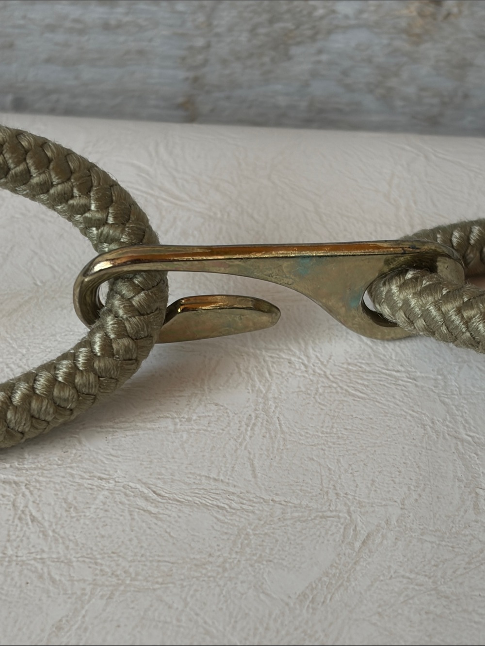 Rare Vintage 80s Bohemian Macramé Belt with Decorative Beadwork - Picture 9 of 10